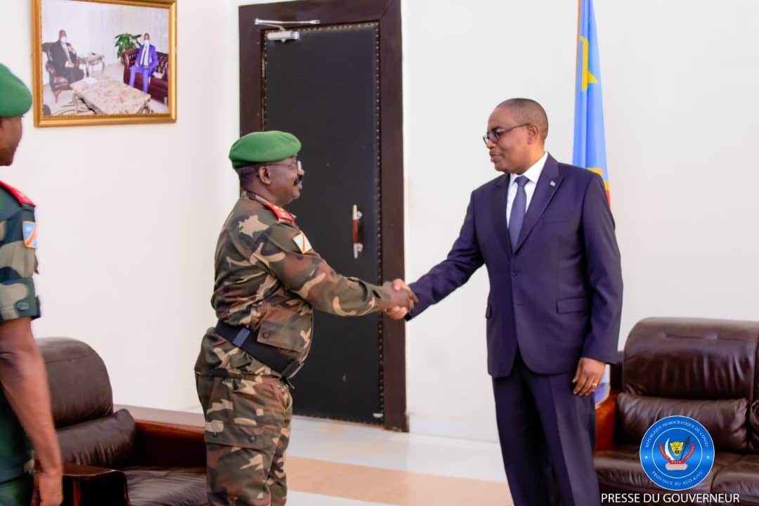 Sud Kivu arrivée du Général Marcel Mbangu nouveau commandant de la