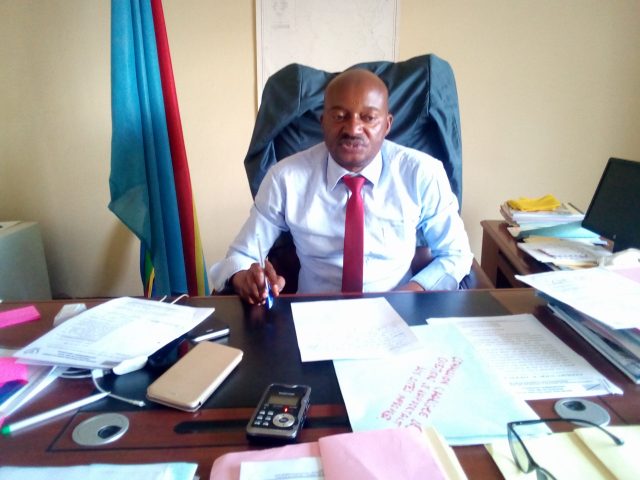 Emmanuel Ndigaya, Ministre Provincial des infrastructures au Sud-Kivu. Ph. Radio Maendeleo