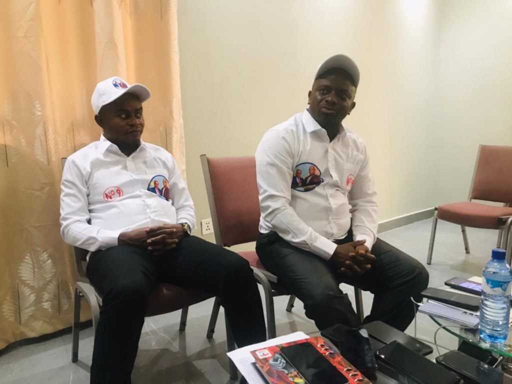 les candidats Delphin Kyubwa Bugigi et Hamuli Lindjandja