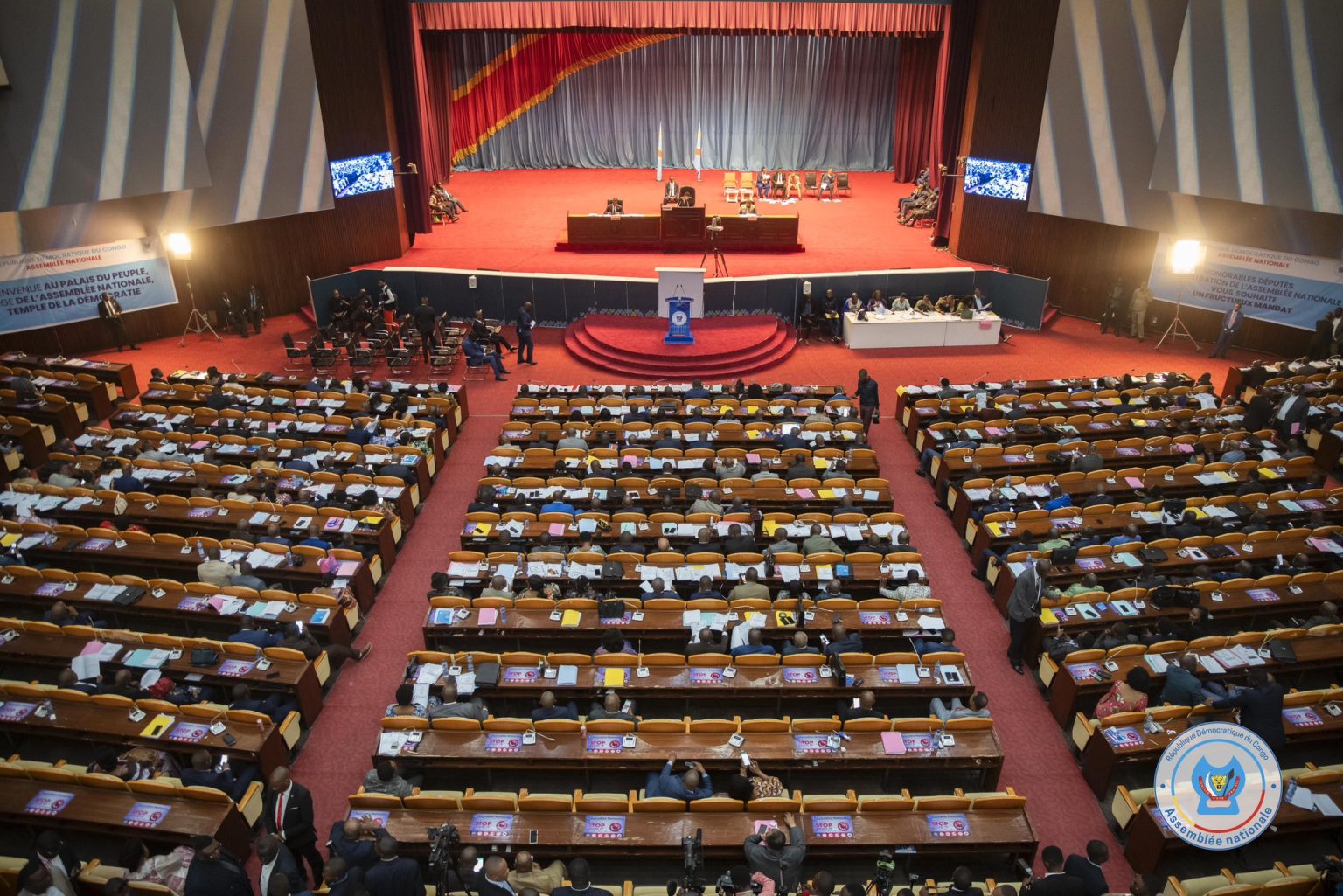 Vue sur l'assemblée nationale