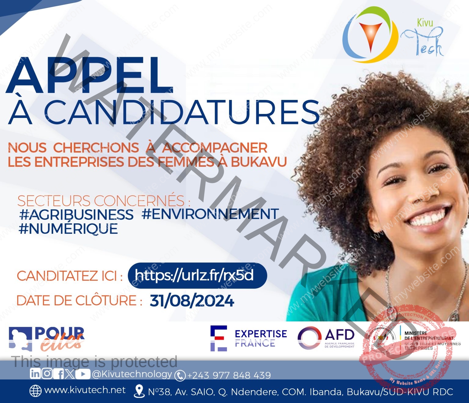 Kivu - Tech- Appel à candidatures