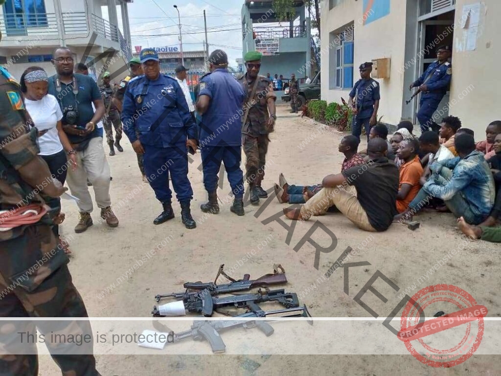 17 présumés criminels à Goma