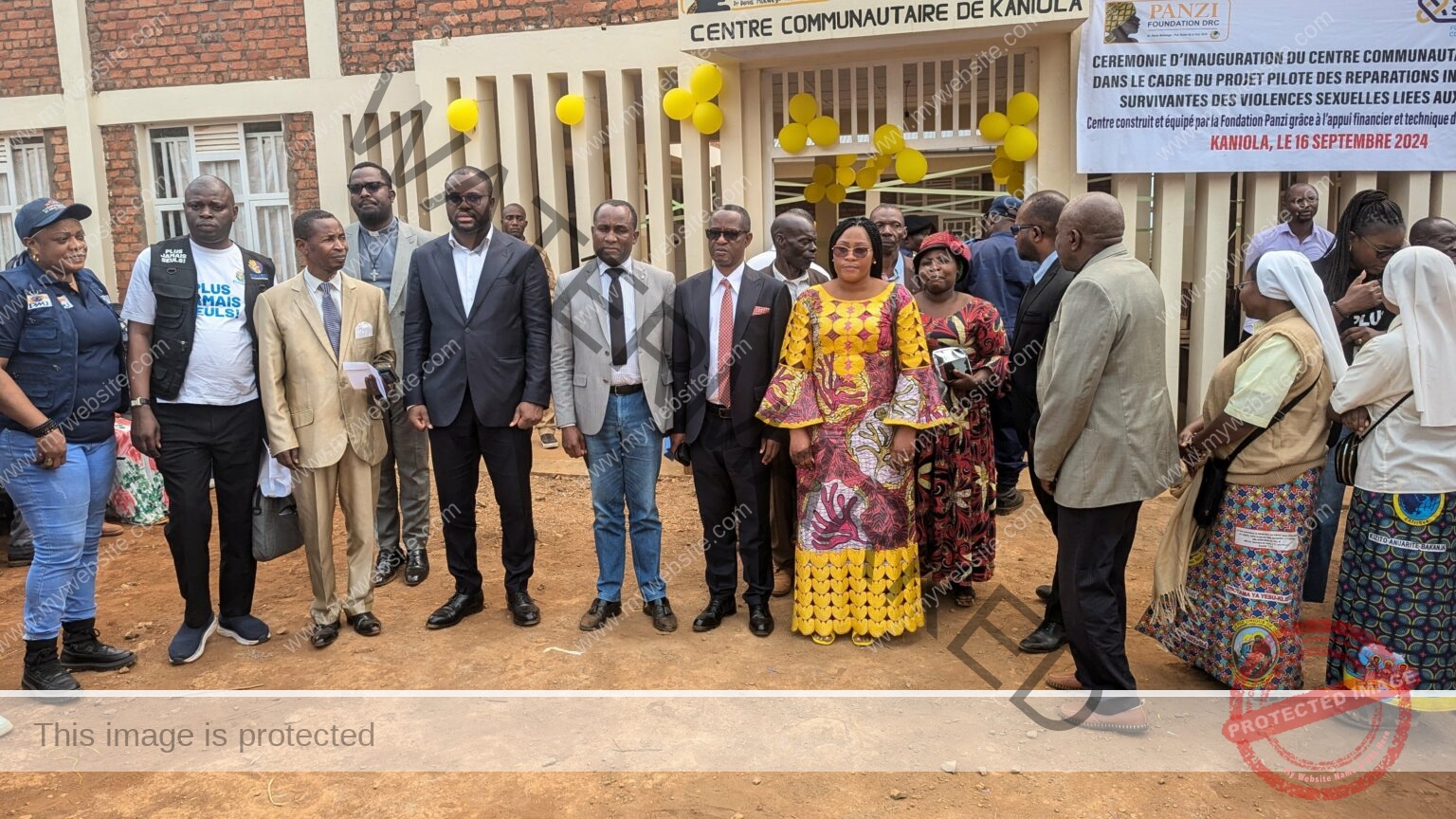 centre communautaire de Kaniola, construit par la Fondation Panzi du Docteur Denis Mukwege