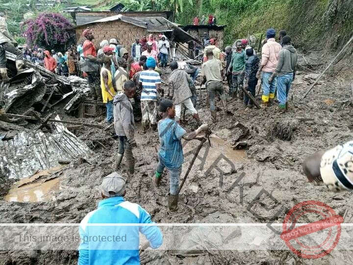 Kalehe : une forte pluie provoque des éboulements, au moins 2 morts et des disparus