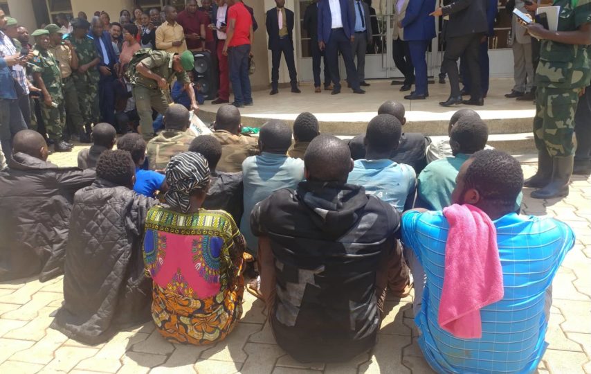 Lubumbashi : plus de 50 présumés bandits à mains armées arrêtés lors d’une opération policière