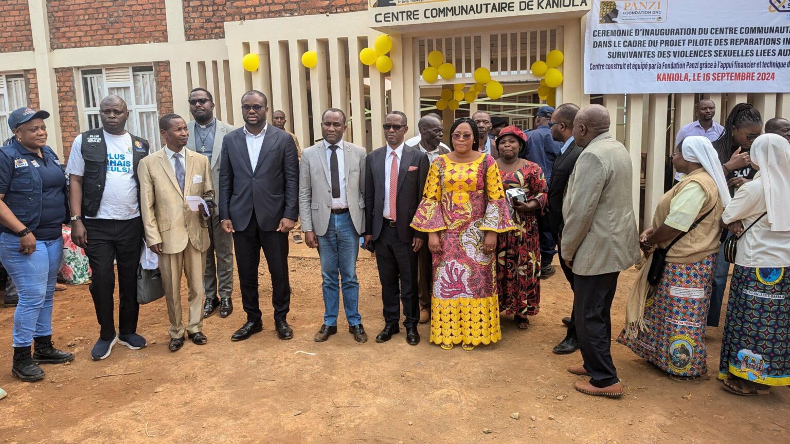 centre communautaire de Kaniola, construit par la Fondation Panzi du Docteur Denis Mukwege