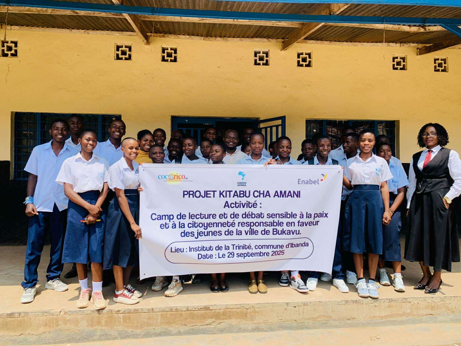 Bukavu : Cocorico asbl organise un camp de lecture et débat pour promouvoir la paix et la citoyenneté