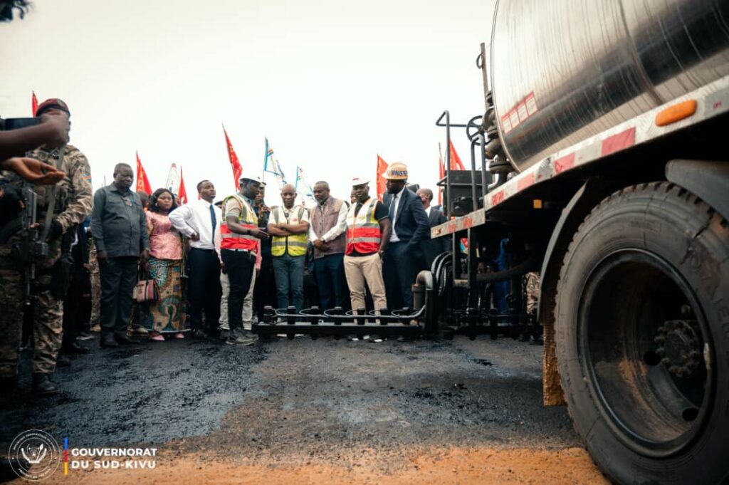 travaux d'imprégnation à Uvira