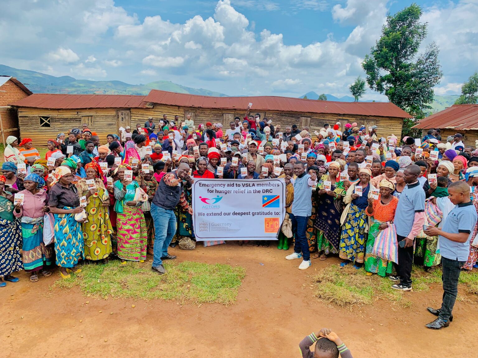 Sud-Kivu : Plus de 600 ménages bénéficient d’une assistance humanitaire d’ « Actors » à Kaziba et Ngweshe