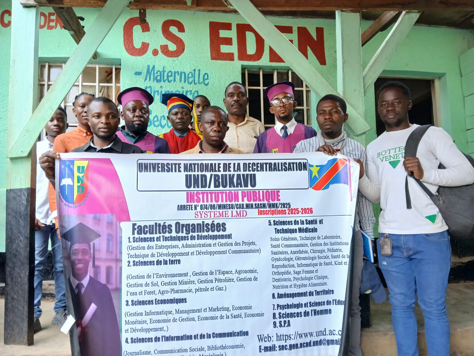 Bukavu : l’Université Nationale de la Décentralisation lance officiellement l’année académique 2025-2026 UND