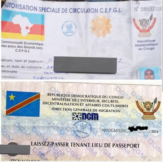 Nord et Sud-Kivu : le M23-AFC fixe le nouveau coût des documents migratoires documents migratoires CEPGL-Tenant lieu