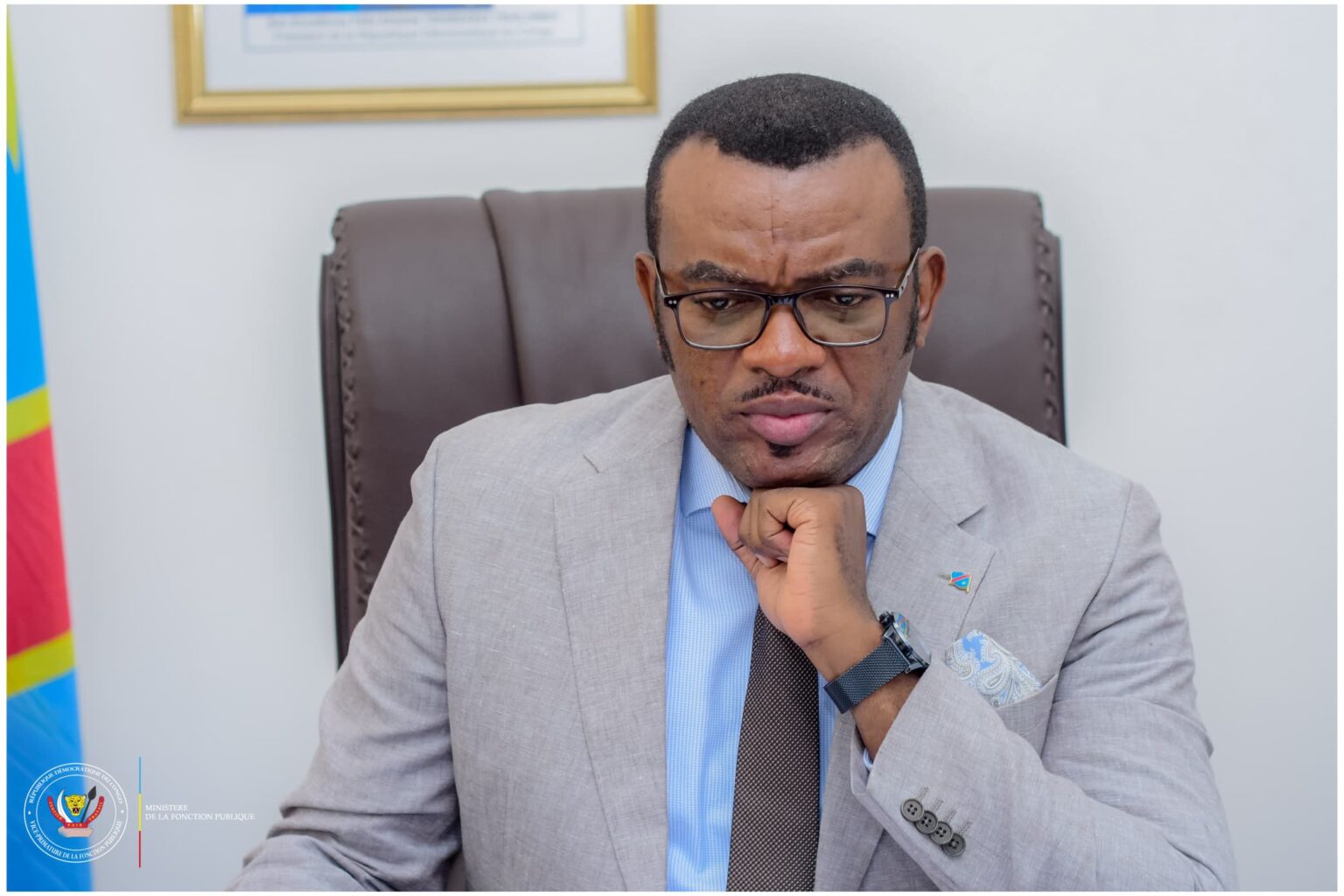 RDC : Mise en place générale des Secrétaires Généraux de l’Administration Publique (Liste) Le Vice-Premier Ministre et Ministre de la Fonction Publique, Modernisation de l’Administration et Innovation du Service Public, Jean-Pierre Lihau Ebua