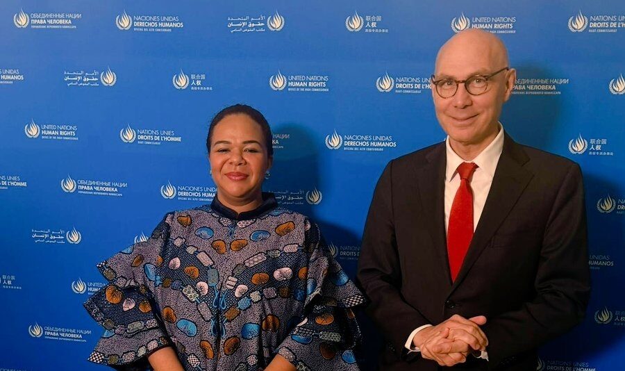 61ᵉ session du Conseil des droits de l’homme des Nations unies : Thérèse Kayikwamba Wagner échange avec Volker Türk sur l’évolution de l’ordre international Kayikwamba et Volker Turk