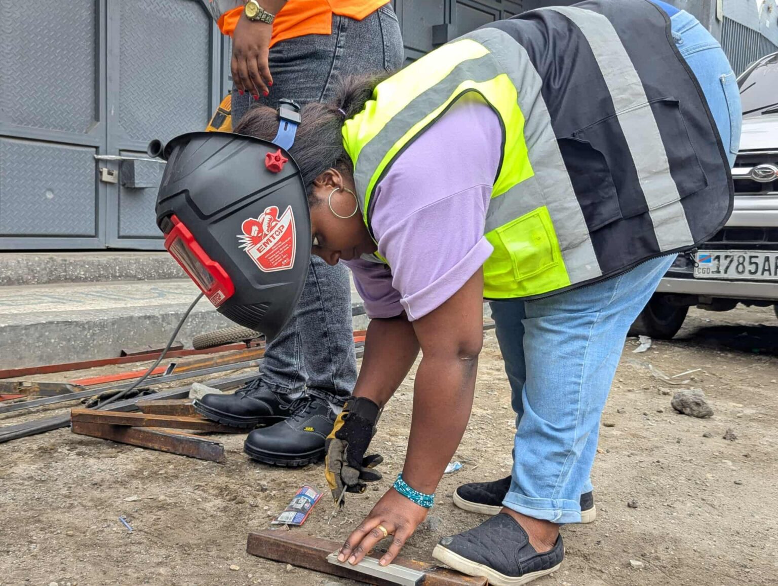 Sarah Abedi, ingénieure et soudeuse-ajusteur