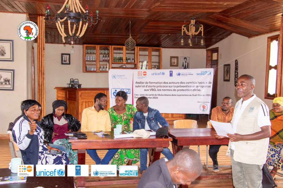  Acteurs locaux formés par pour mieux prévenir et répondre aux VBG