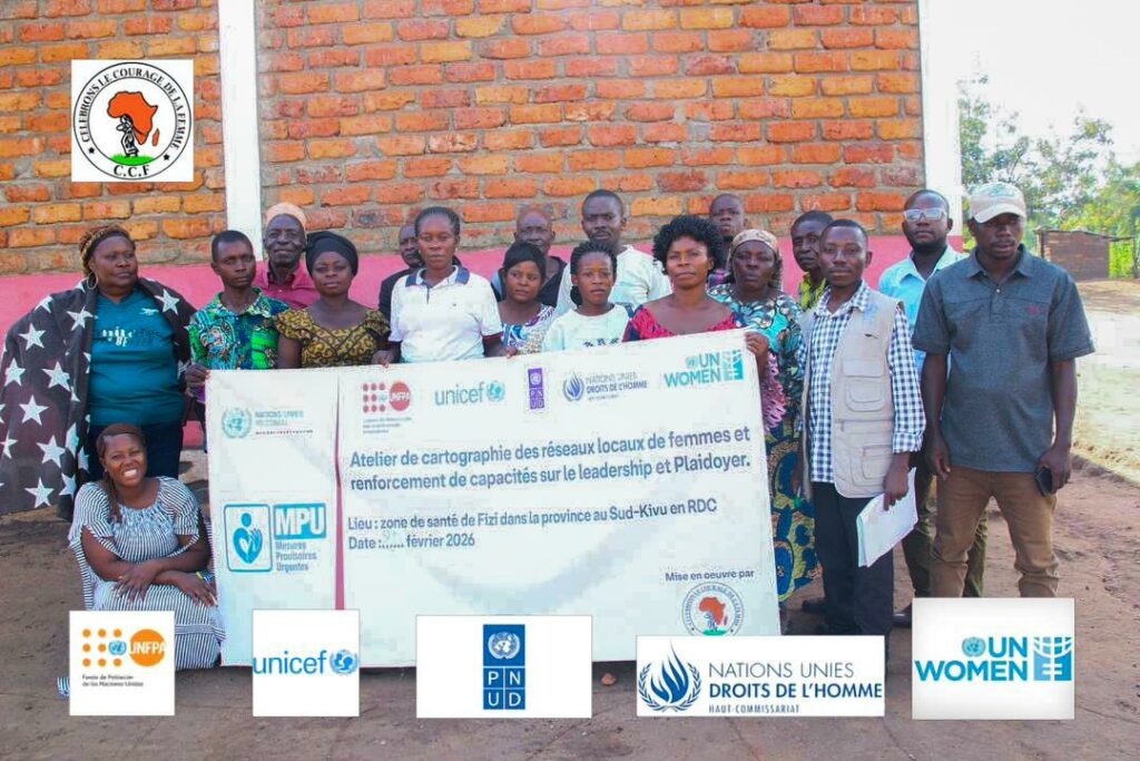 Nyangezi, Mubumbano et Fizi : 75 femmes leaders renforcent leurs capacités en leadership et plaidoyer grâce à CCF femmes leaders renforcent leurs capacités en leadership et plaidoyer grâce à CCF