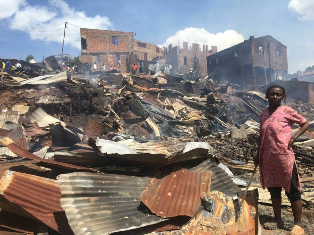 Bukavu : plus de 100 maisons détruites dans un violent incendie à Cahi, des centaines de sinistrés sans abri Incendie à Cahi