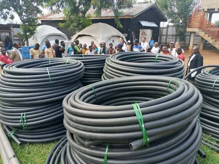 Rutshuru : MSF France dote Kibirizi d’équipements pour renforcer l’accès à l’eau potable MSF à Rutshuru