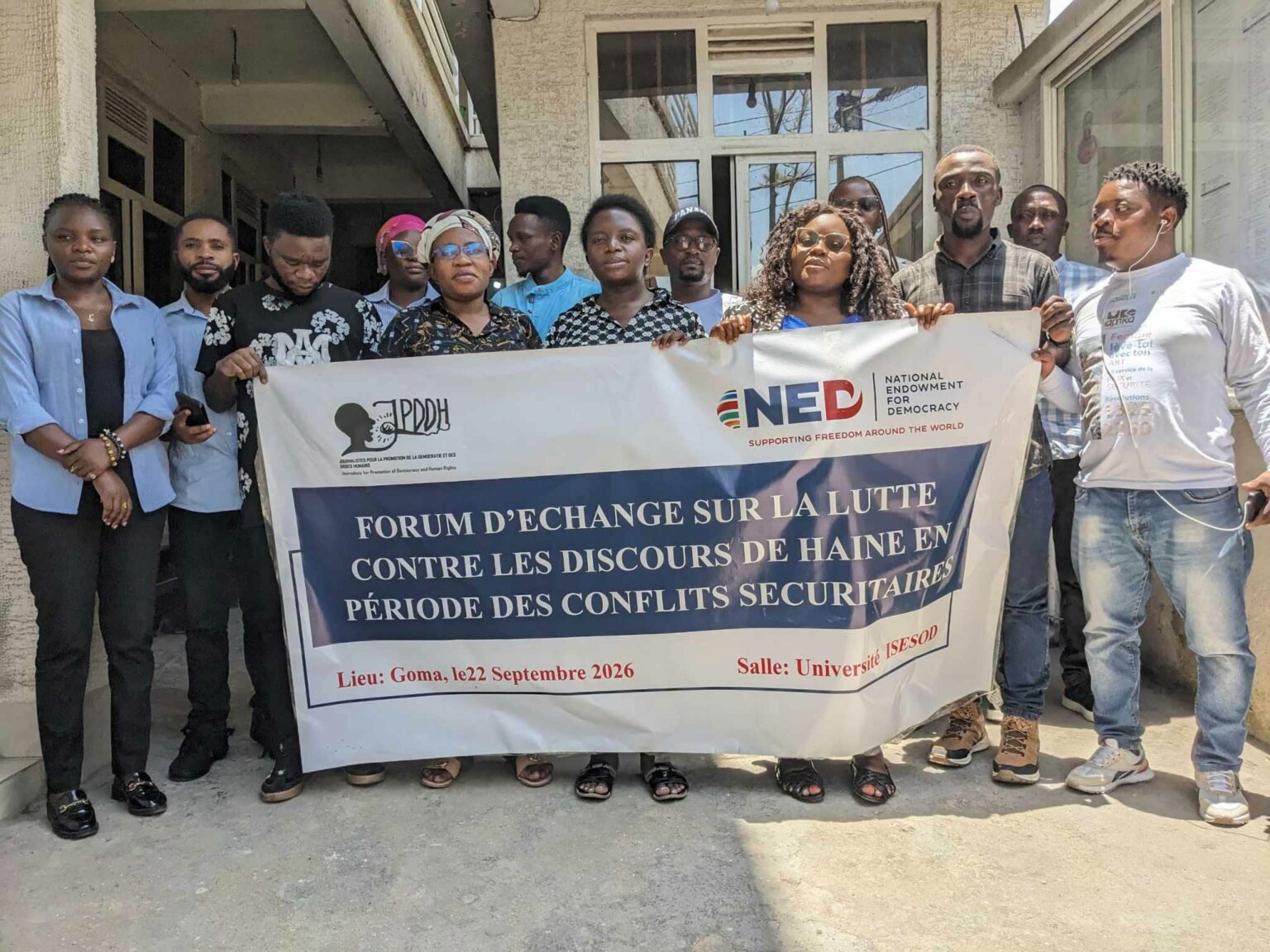 Goma : JPDDH sensibilise les journalistes à la lutte contre les discours de haine JPDDH