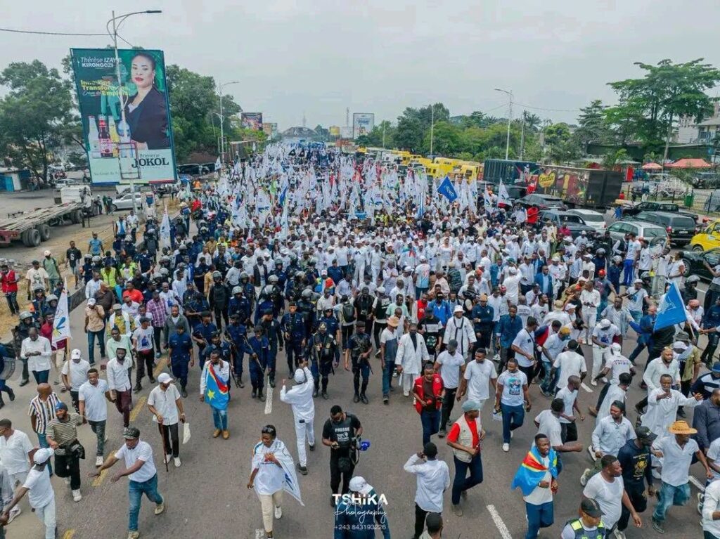 Marche de l'UDPS à Kinshasa